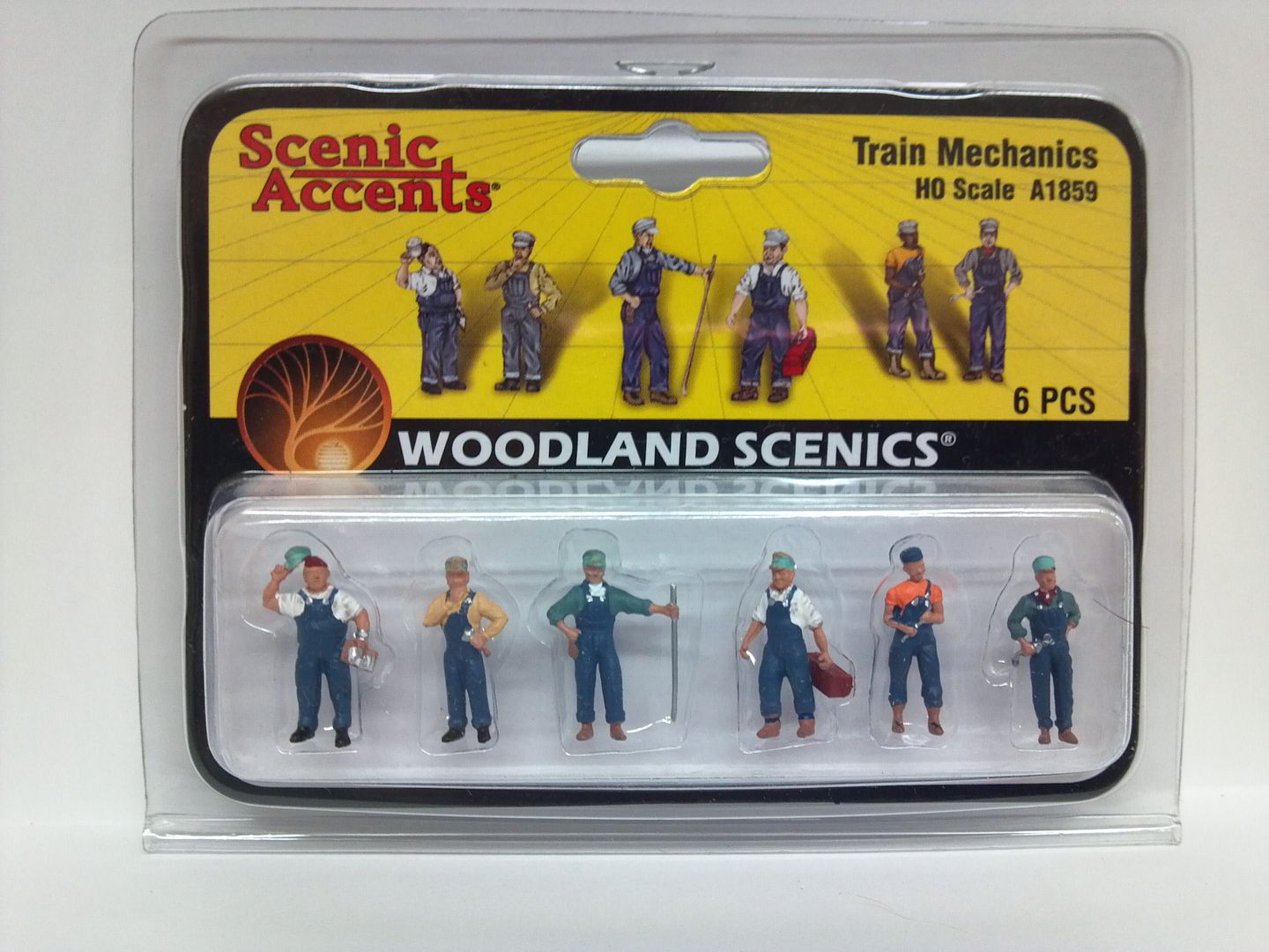 Woodland Scenics Figures People TRAIN MECHANICS HO Scale Model Railroad