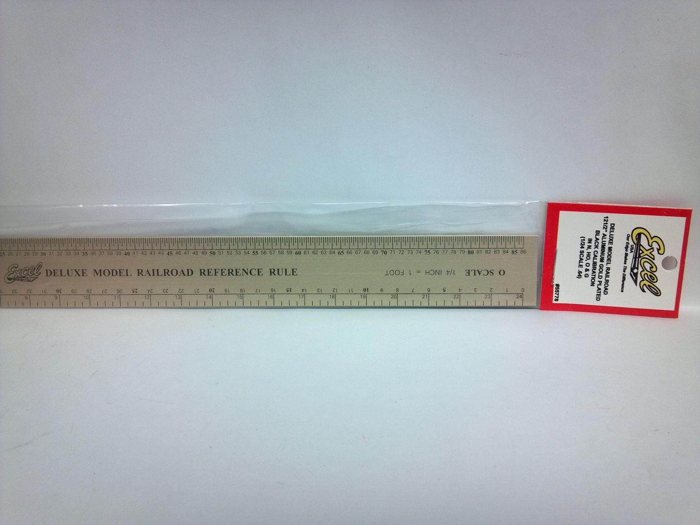 Excel Deluxe Model Railroad Reference Ruler Scale Ruler All Scales