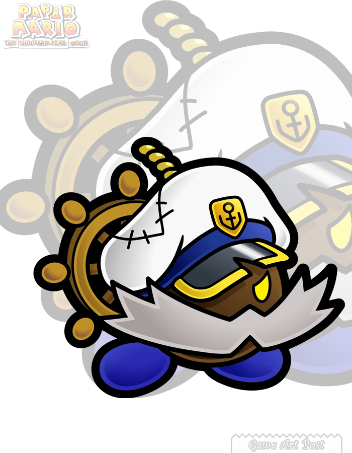 Paper Mario The Thousand Year Door Art Bobbery the Exploding Bomb