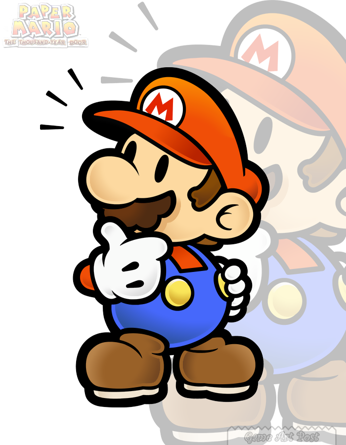 Paper Mario The Thousand Year Door Art