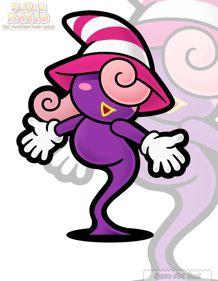 Paper Mario The Thousand Year Door Art Vivian