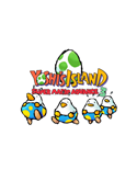 Yoshi's Island Super Mario Advance 3 Logo with the Huffin Puffin Troop