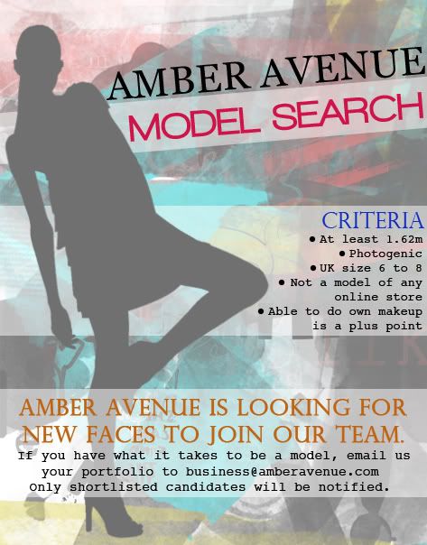 Amber Avenue Model Search! | AMBER AVENUE