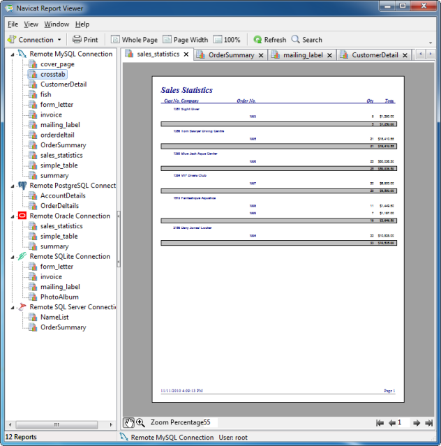 Navicat Report Viewer 2.6.0 Navicat Report Viewer 2.6.0