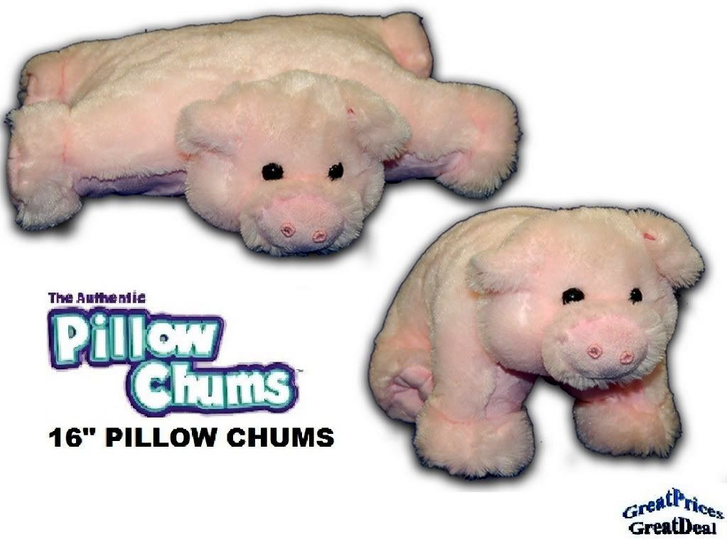 16" BRAND NEW Authentic PILLOW CHUMS PET Percy PIG eBay