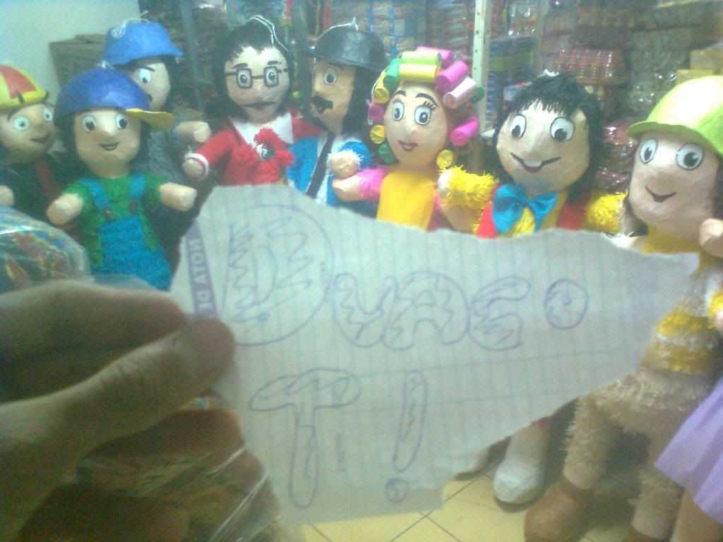 Toda la vecindad del chavo hecha por mi en piñata Toda la vecindad del chavo hecha por mi en piñata