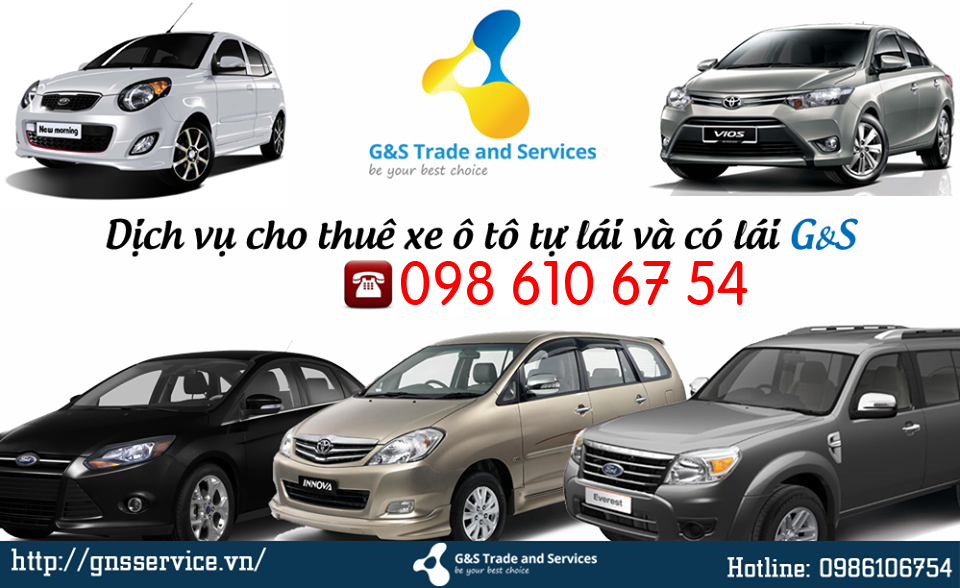 gnsservice.vn - Dịch vụ cho thuê xe ô tô tự lái và có lái G&S