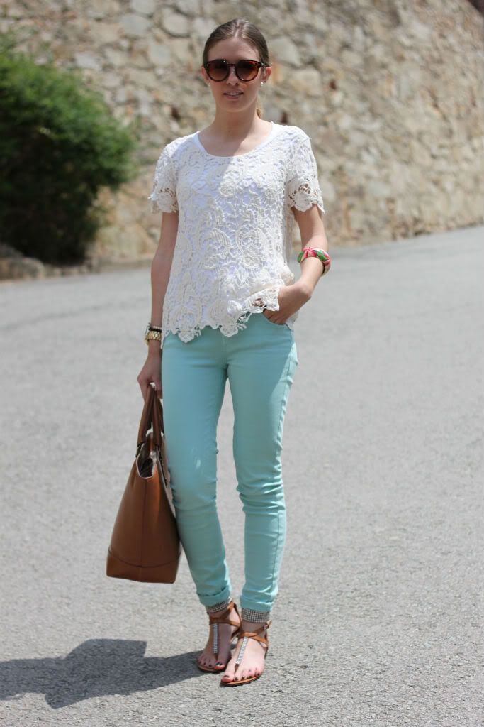 pastel pants