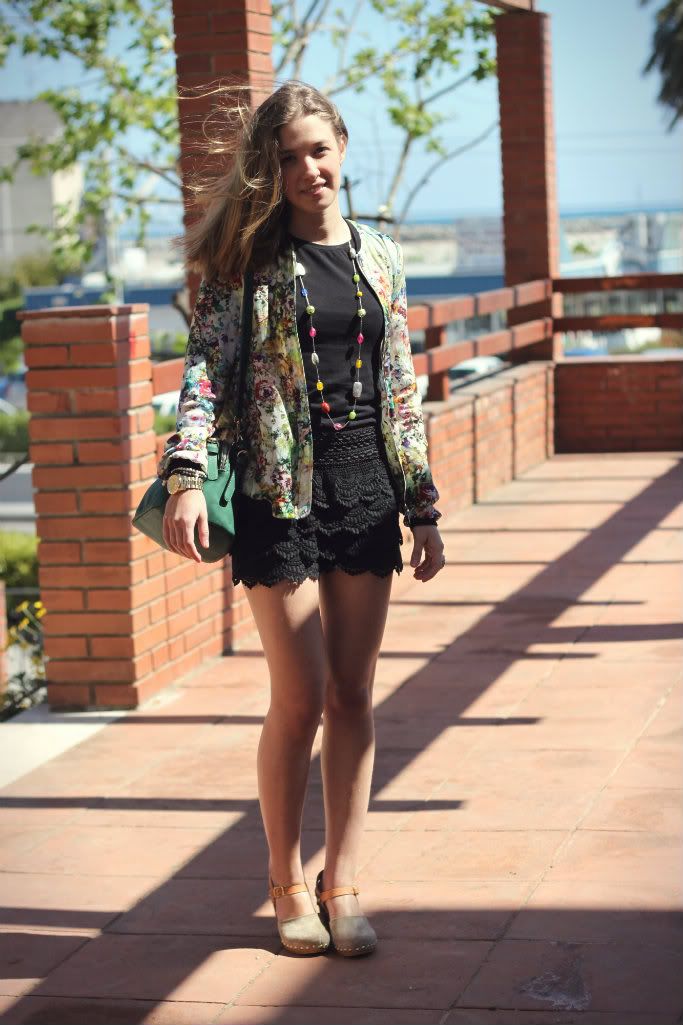zarafloraljacketcrochetshorts