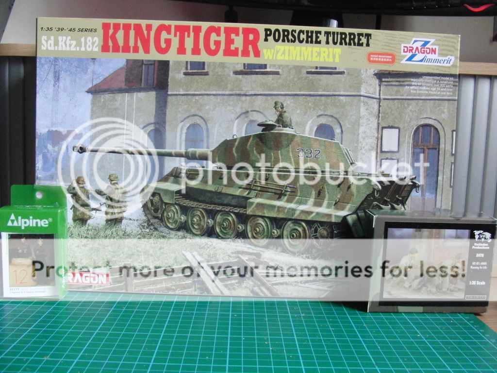 [1/35 Dragon 6302] King Tiger with Porsche Turret and Zimmerit ...