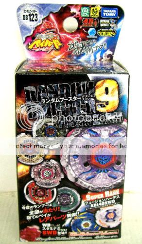 Beyblade TAKARA BB 123 4D Random Booster Vol. 9 Fusion Hades  