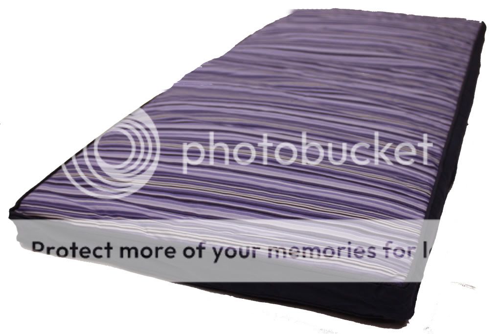Bench Cushion Seat Pad Approx 41 x 17 Purple Stripe High Quality 