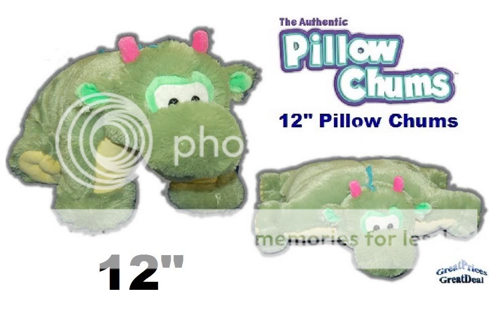 12 BRAND NEW Authentic PILLOW CHUMS PET DRACO Dragon  