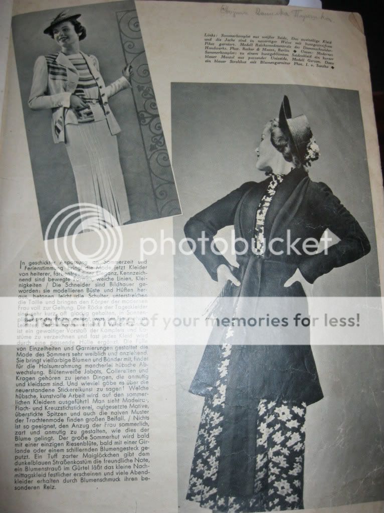 German fashion magazines (1939 und 1940) | Page 2 | The Fedora Lounge