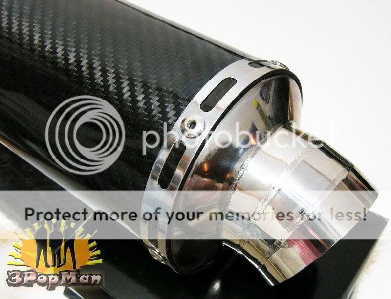 Carbon Fiber Motorcycle Exhaust Muffler Silencer for Honda CBR400RR L N R NC29