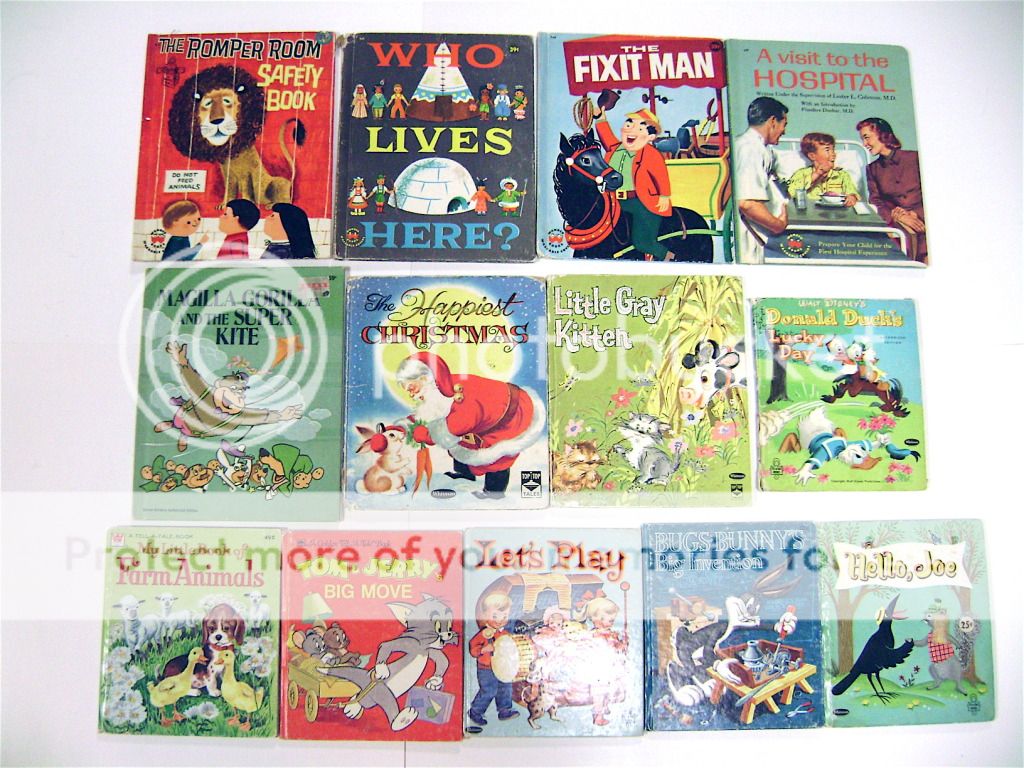   Childrens Books, 30 Little Golden, Wonder, Lowe, Tell a Tale, Elf