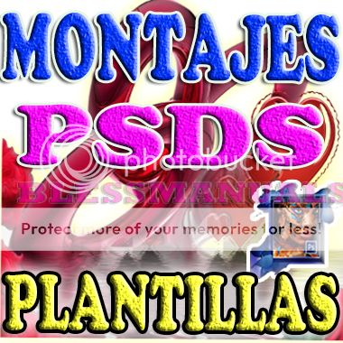 Colección Plantillas Psd para Photoshop a Mosaicos Montajes Infa