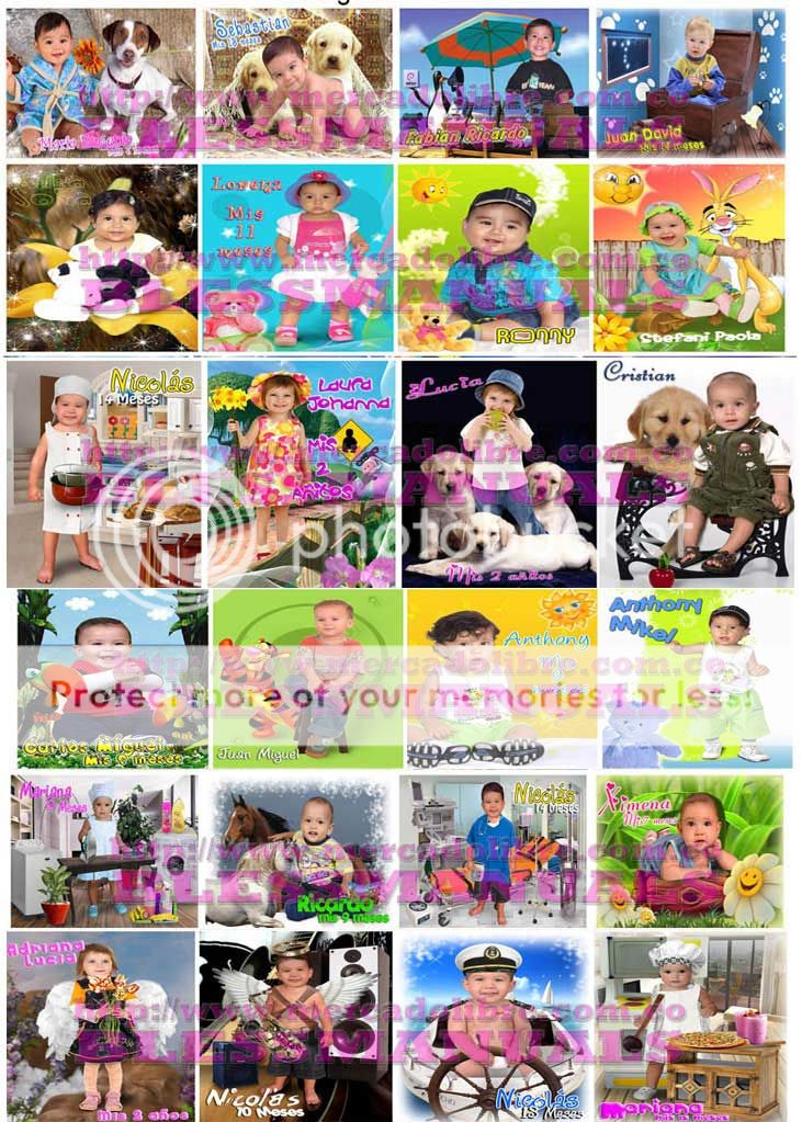 descargar Fotomontajes niños Psds bautizo y Tarjetas de invitación templates Micursodigital