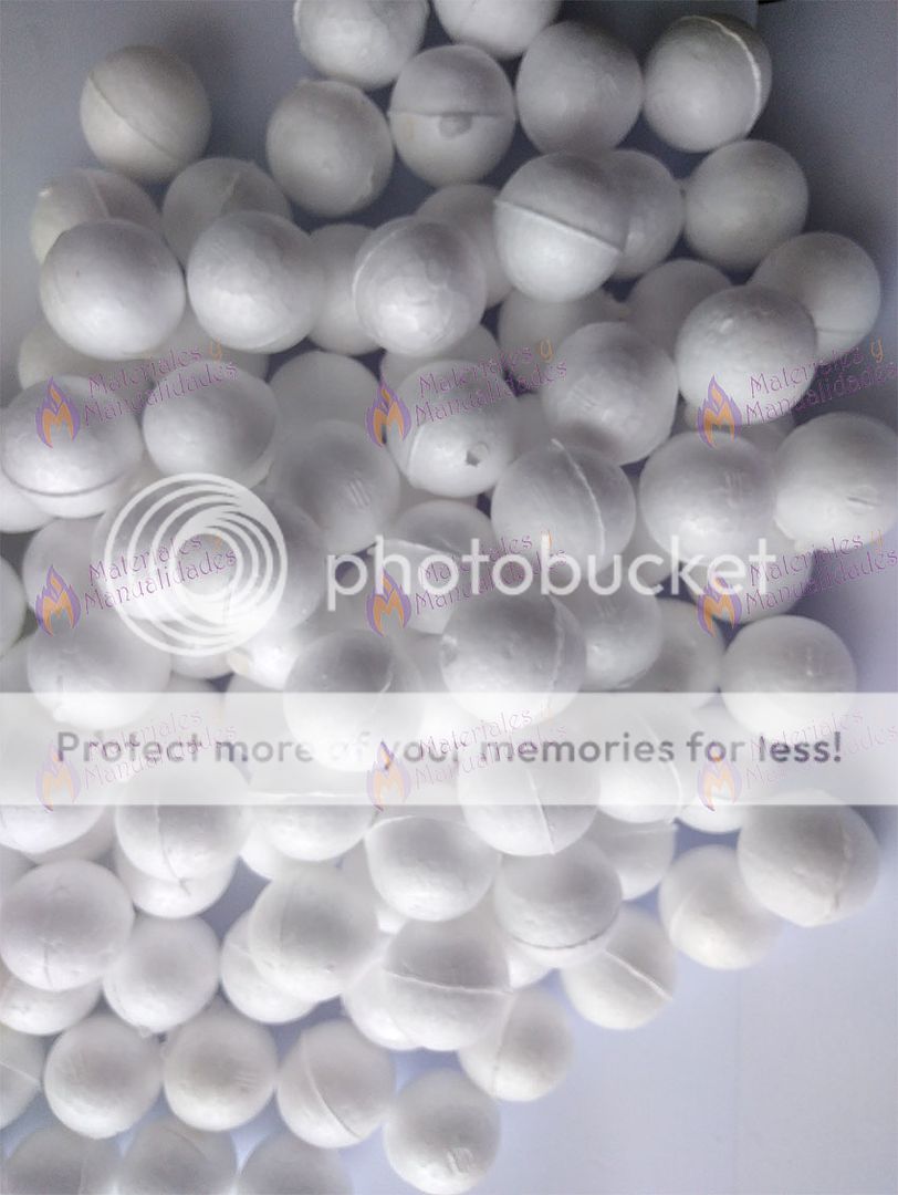 Bola de icopor #3 esferas de espuma para artes y manualidades