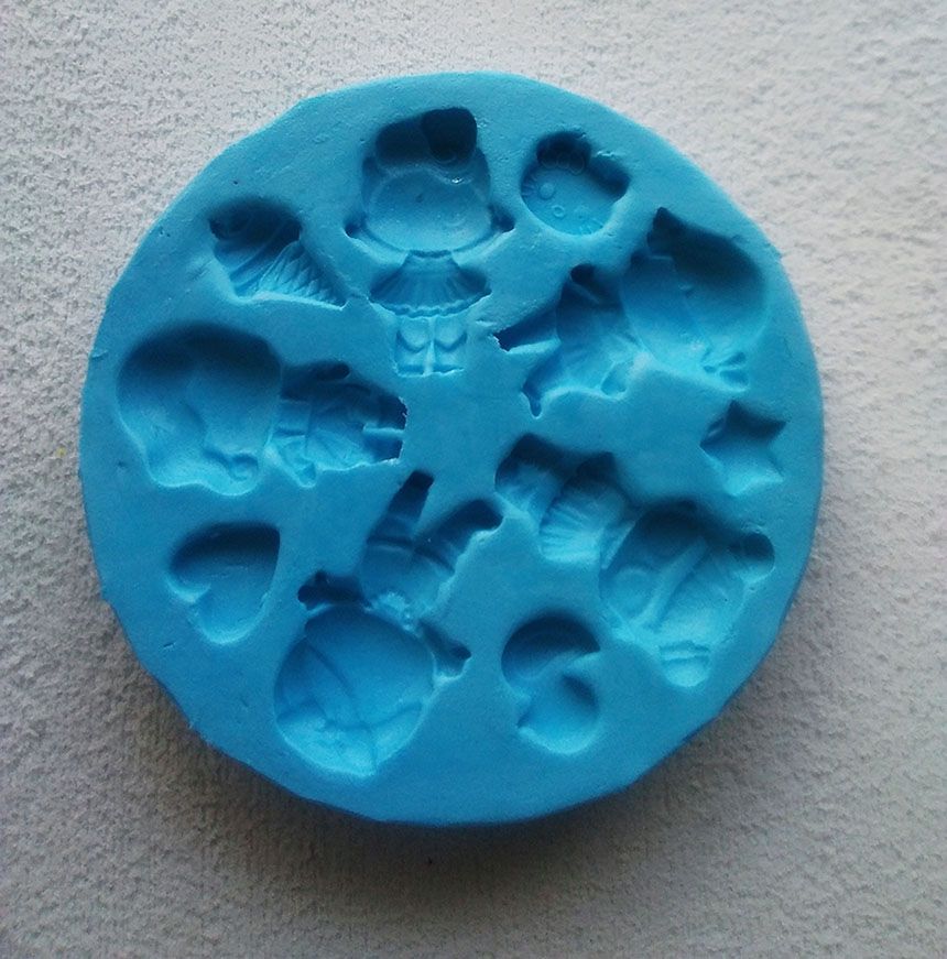 Molde Silicona Inyector Apliques muñecas lol