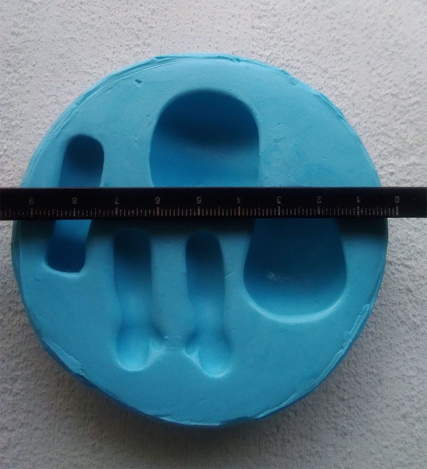 Molde en silicona para crear muñecas en pasta fria porcelanicrón