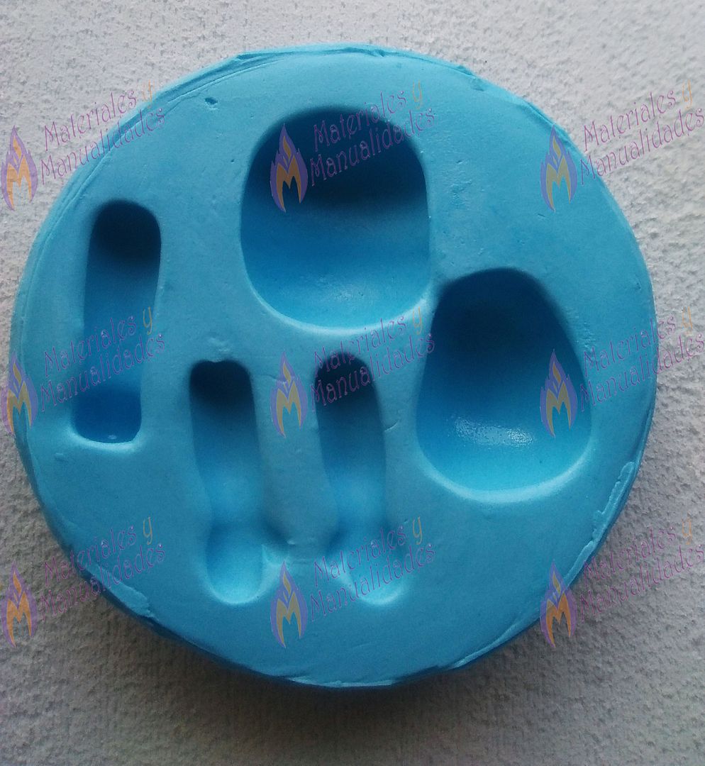 Molde en silicona para crear muñecas en pasta fria porcelanicrón