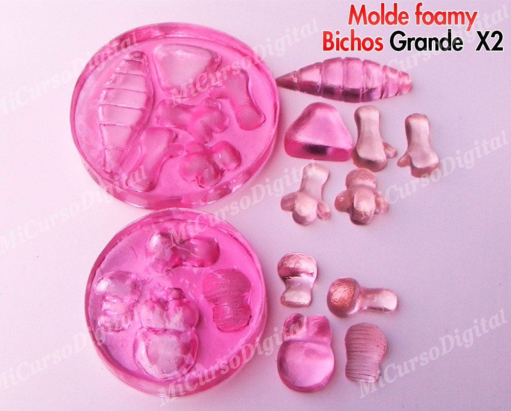 Molde Para Foamy Bichos Inyector De Pasta Flexible O Porcelanicrón