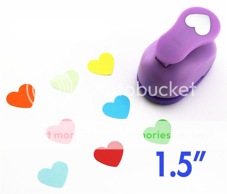 Perforadora Troquel para foamy Corazón Papel Scrapbooking 3.8 cm