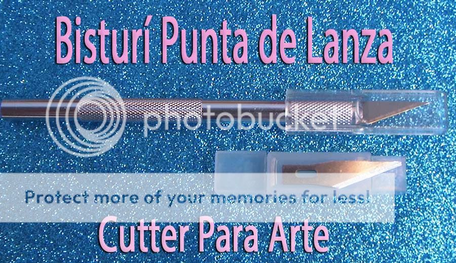 Cutter bisturi punta de lanza para arte y manualidades