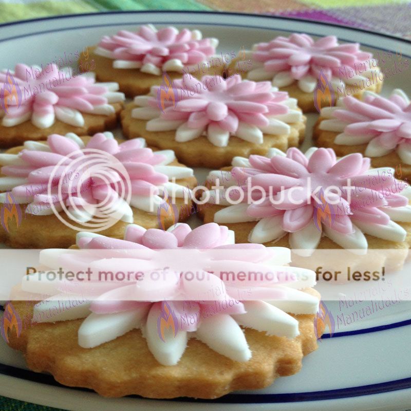 galletas en forma de flores girasol con molde cortador de girasol 