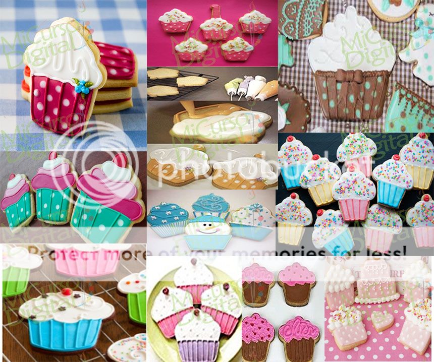 Cortador para galletas de caramelo dulce muffins y cupcakes 4pz