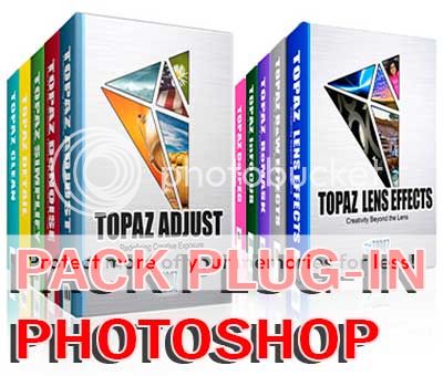Pack Colección Topaz Photoshop Plug-in retoque imágenes