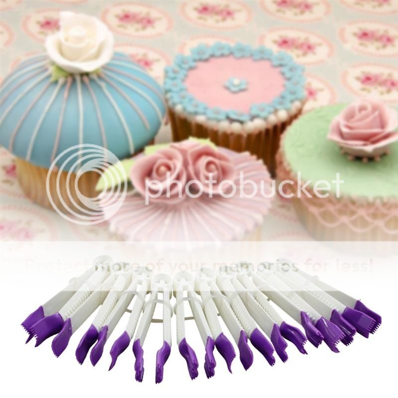 Set Crimpers Pellizcadores Plásticos para cupcakes pastel minitortas