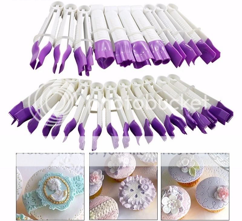 Molde plástico para tejidos tipo tela costuras en fondant tortas pastel 