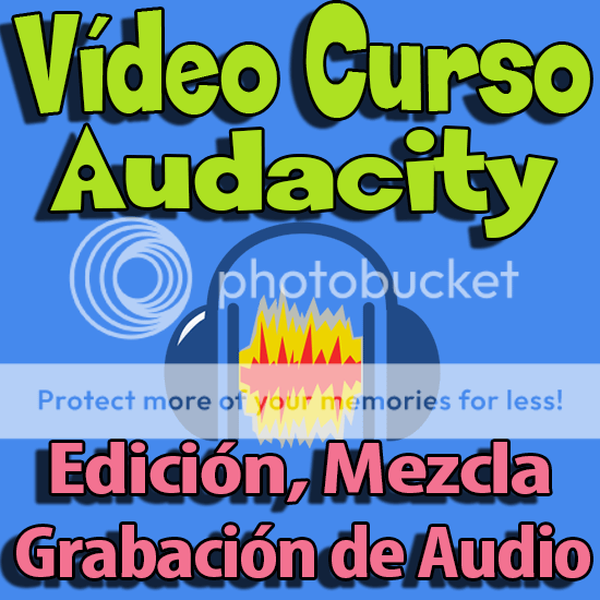 Vídeo Curso Audacity edición mezcla grabación de audio software libre