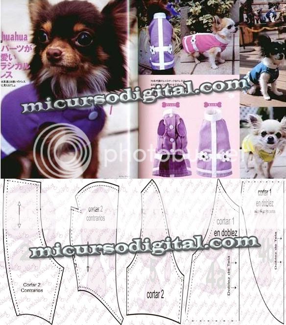 patrones ropa para mascota Ropa para Perros Accesorios para cachorros 