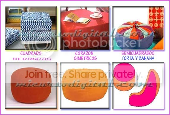 lenceria hogar manualdad arte puff cojines reciclado micursodigital.com paso a paso español