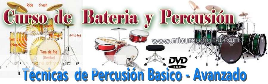 Vídeo curso batería y percusión método básico a profesional