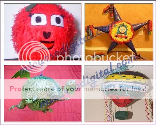 piñatas de armazon piñatas de goma espuma alambre carton globos manualidad arte