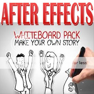 Proyecto Whiteboard Pack make your own story After Affects templates