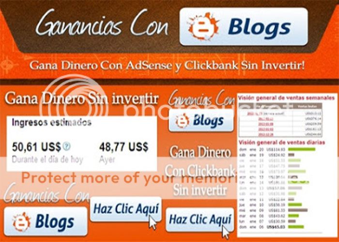 Ganancias con Blogs Gana Dinero en Internet Adsense Clickbank