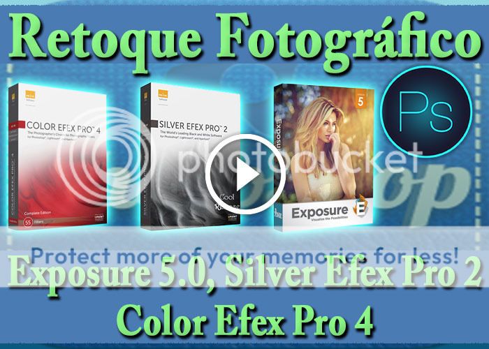 Tutorial Photoshop PlugIn Fotográfico Exposure Silver y Color Efex Pro