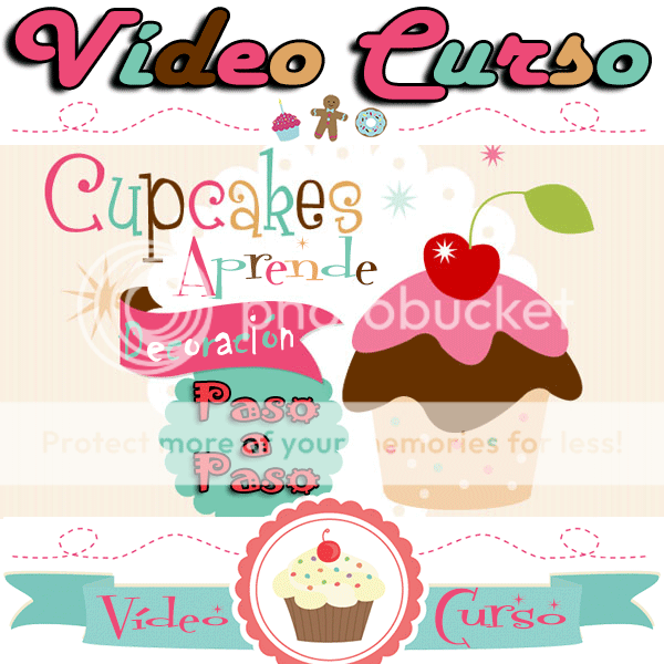 Vídeo curso decoración de cupcakes de manera fácil y divertida