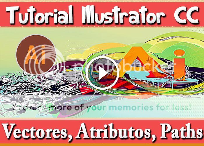 Illustrator CC Tutorial Básico Vectores Atributos Paths en Español