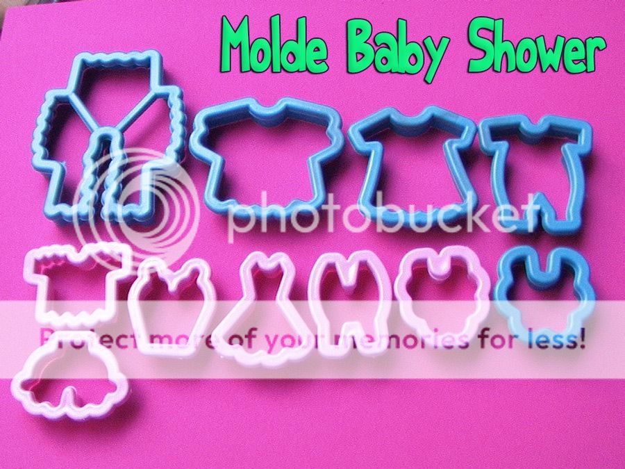 Cortador de Baby Shower y Nacimientos Molde plástico para recordatorio