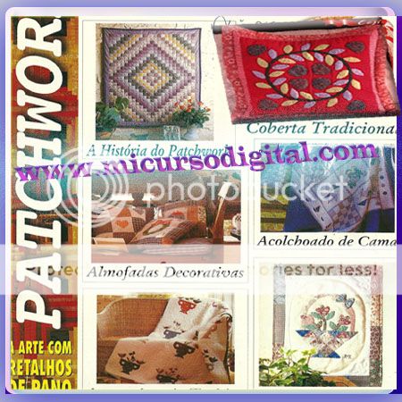 Curso Patchwork revistas patrones hogar lenceria patchwork