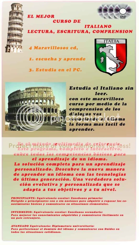 curso de italiano tel me more cds