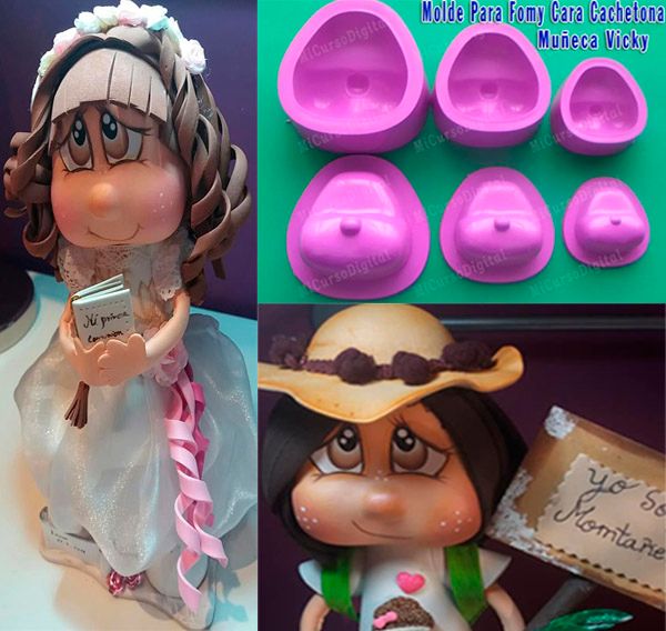 Molde para goma eva fofuchas