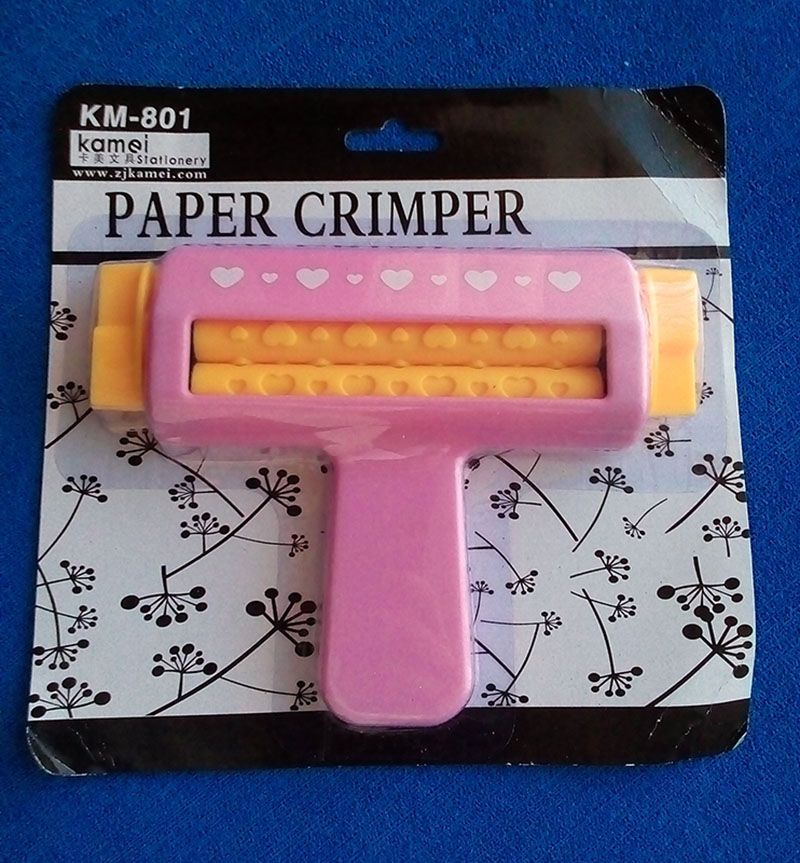 Rodillo Prensador corrugadora de papel corazones texturizador foami gr