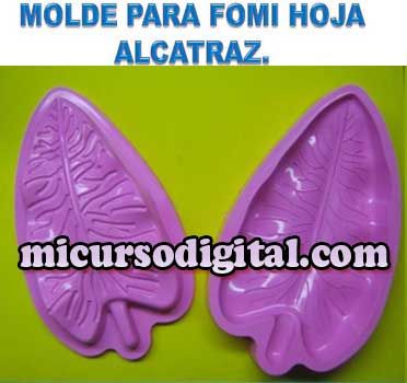 Molde,troquel foami, hoja calas, alcatraz en goma eva fomy set 